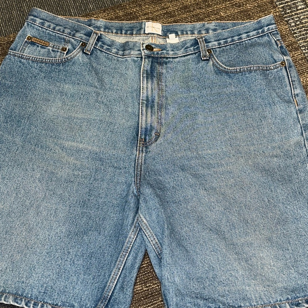 Calvin Klein Jeans Light Blue Denim Men's Shorts